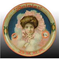Tin Litho Rainier Beer Serving Tray.
