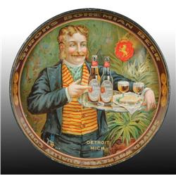 Tin Litho Stroh's Beer Serving Tray.