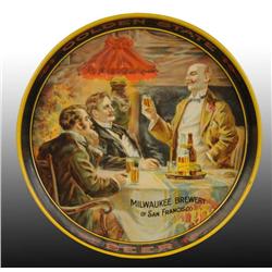 Tin Litho Golden State Beer Serving Tray.