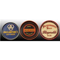 Lot of 12: Assorted Beer Advertising Serving Trays