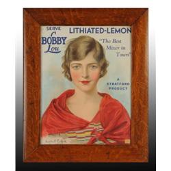 Paper Bobby Lou Lemon Drink Poster.