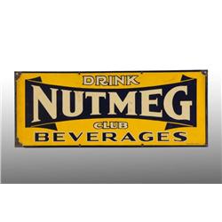 Lot of 2: Nutmeg Ginger Ale Signs.