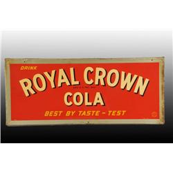 Lot of 2: Embossed Tin Soda Advertising Signs.