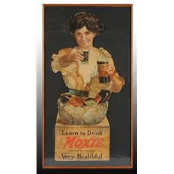 Heavy Cardboard Moxie Die Cut Sign.