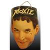 Image 1 : Embossed Tin Moxie Die-Cut Sign.