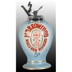 Ceramic Marrowfood Syrup Dispenser.