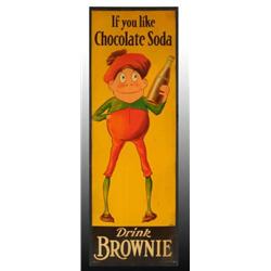 Heavy Cardboard Brownie Sign.