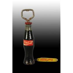 Lot of 2: Coca-Cola Pocket Knife & Bottle Opener.
