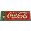 Image 1 : Embossed Tin Coca-Cola Sign.