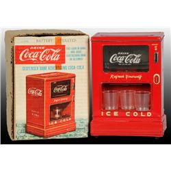 Linemar Coca-Cola Battery-Operated Machine Toy.