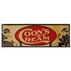 Image 1 : Heavy Cardboard Coon's Ice Cream Sign.