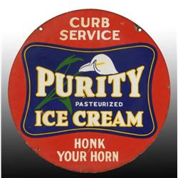 Porcelain Purity Ice Cream 2-Sided Sign.