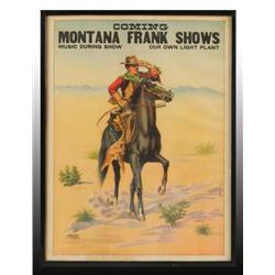 Paper Montana Frank Shows Poster.