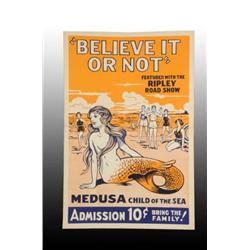 Paper Ripley's "Believe It or Not" Poster.
