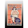 Image 1 : Paper Ripley's "Believe It or Not" Poster.