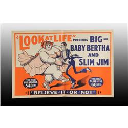 Paper Ripley's "Believe It or Not" Poster.