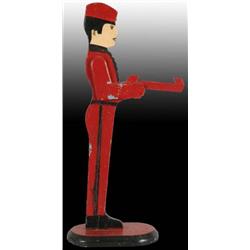 Lot of 2: Wooden Bellhop Ashtray Stands.