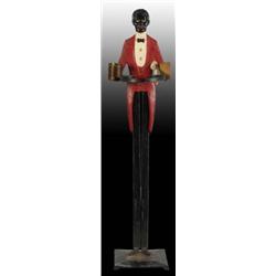 Metal Black American Butler Ashtray Holder.