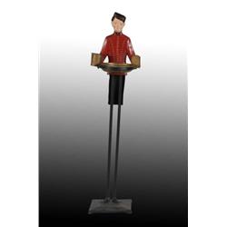 Cast Iron Bellhop Smoking Stand.
