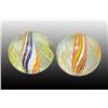 Image 1 : Lot of 2: Solid Core Marbles.