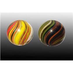 Lot of 2: Joseph Coat Marbles.