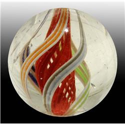 Red Latticino Core Marble.