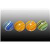Image 1 : Lot of 4: English Swirl Marbles.