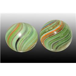 Lot of 2: Joseph Swirl Marbles.