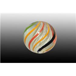 White Latticino Core Marble.