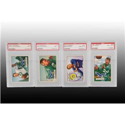 Lot of 4: 1951 Bowman Football Cards.