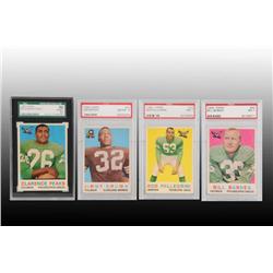 Lot of 14: 1959 Topps Football Cards.