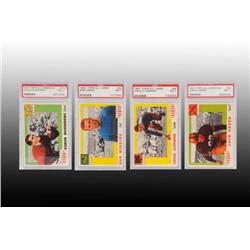 Lot of 10: 1955 Topps All-American Football Cards.