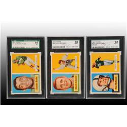 Lot of 12: 1957 Topps Football Cards.