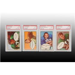 Lot of 8: 1953 Bowman Football Cards.