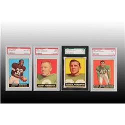 Lot of 7: 1961 Topps Football Cards.