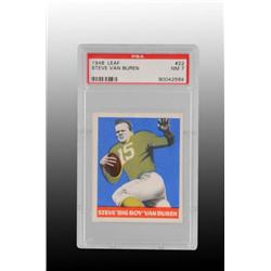 1948 Leaf Steve Van Buren Rookie Football Card.