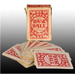 Early Baseball Card Game.