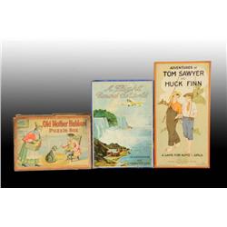 Lot of 6: Board Games & Puzzles.