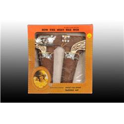 Lot of 2: Toy Cap Gun & Holster Sets.