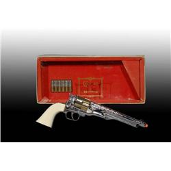 Hubley Colt 45 Die-cast Cartridge Gun Toy.
