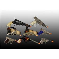Lot of 8: Toy Cap Guns.