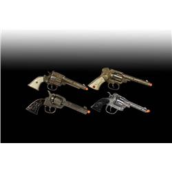 Lot of 4: Western Toy Cap Guns.