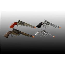 Lot of 4: Western Toy Cap Guns.