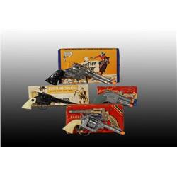 Lot of 4: Western Toy Cap Guns.