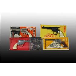 Lot of 4: Western Diecast Toy Cap Guns.