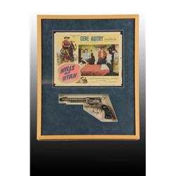 Gene Autry Lobby Card & Toy Cap Gun.