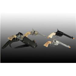 Lot of 4: Mattel Fanner Toy Cap Guns.