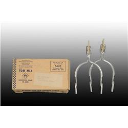 Tom Mix Glow in the Dark Toy Spurs.