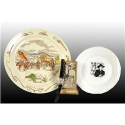 Lot of 4: Hopalong Cassidy & Tom Mix Western Items