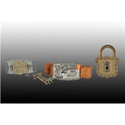 Lot of 3: Western Toy Items.